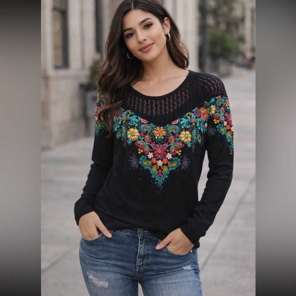 Modern Western Boho / Elevated Casual Sweater